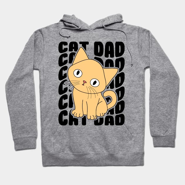 Cat Dad Hoodie by JaiStore